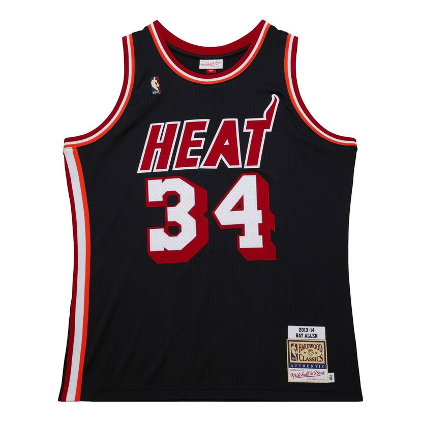 Jersey Mitchell & Ness Miami Heat 'Ray Allen 34' Basketball Jersey Svart | AJY46495-MHE13RALBLCK