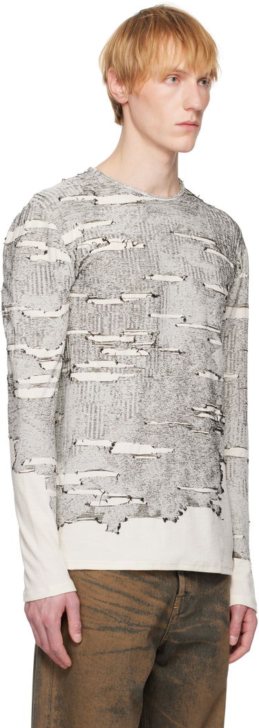 T-shirt Diesel Diesel K-Cadmo Long Sleeve T-Shirt Vit | A18119-0AFBV-129, 1