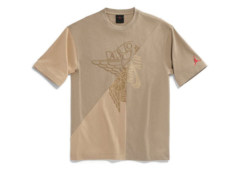 T-shirt Jordan Travis Scott Short-Sleeve Top Beige | CW3168-247, 1