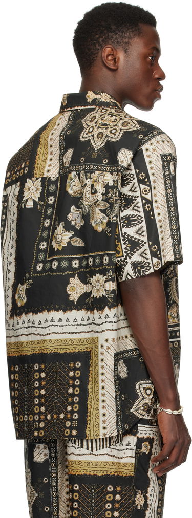 Skjorta ISABEL MARANT Isabel Marant Garlonn Patchwork Print Shirt Svart | 25PCH0216HA-C1I09H, 2