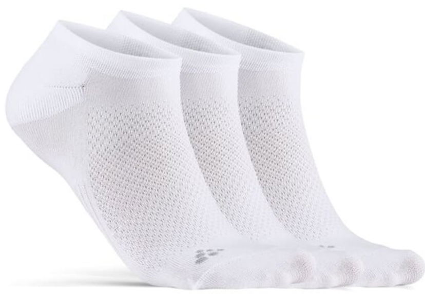 Strumpor Craft Craft Core Dry No-Show Socks 5-Pack Vit | 1916103-900000
