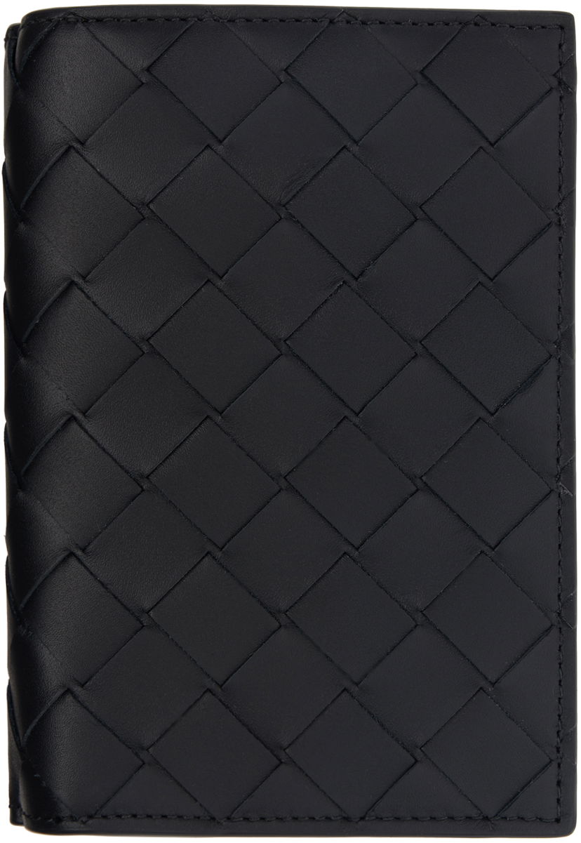 Plånbok Bottega Veneta Intrecciato Medium Bi-Fold Wallet Svart | 796958 VCPQ4 8803