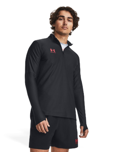 Sweater Under Armour Half Zip Crewneck Svart | 1382114-001
