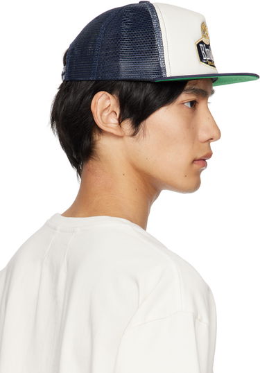 Keps Rhude Rhude Embroidered 'Special Blend' Trucker Cap Mörkblå | RHPF25HA01742, 2
