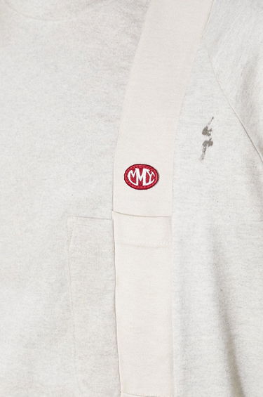 T-shirt Maison MIHARA YASUHIRO Maison MIHARA YASUHIRO Vertical Switching T-Shirt Vit | A12TS621, 5