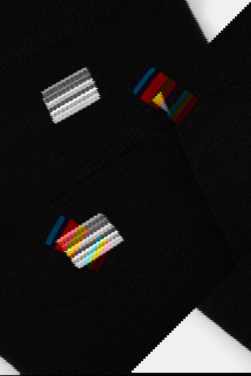 Strumpor Paul Smith Paul Smith Socks with Colorful Stripe Detail Svart | M1A.380CI.P077, 1