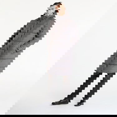 Rockar Urban Classics Hooded Long Puffer Coat Grå | TB7010-03516, 5