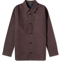 Jacka A.P.C. Tibor Check Work Jacket Mörkblå | COGEH-H02847-IAK, 1