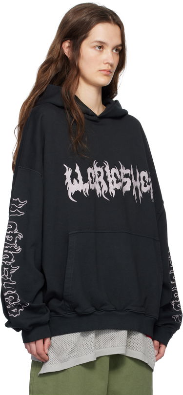 Sweatshirt 032C 032c Faithless Oversized Hoodie Svart | S25-URC-0631-050-W, 1