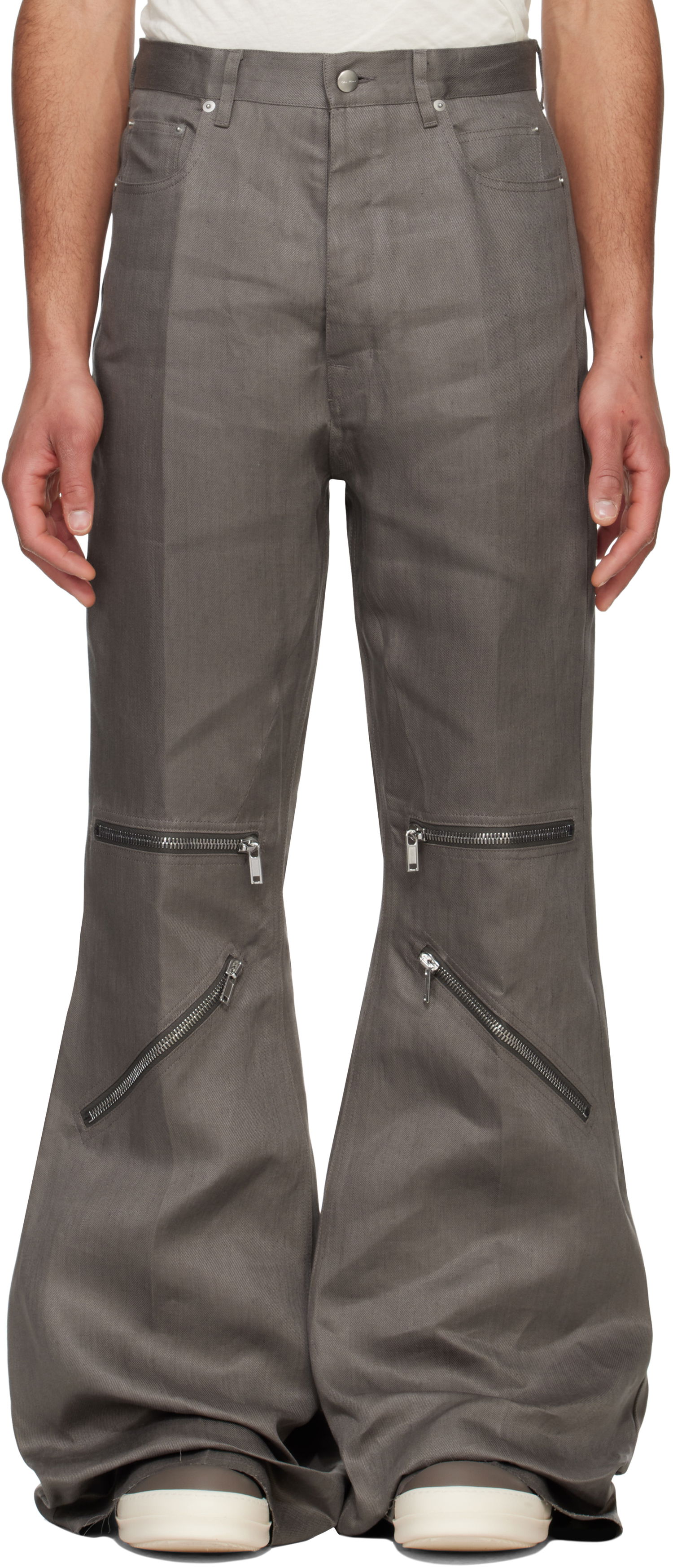 Byxor Rick Owens Rick Owens Hollywood Bolan Cargo Pants Grå | RU01E5336 TWL, 0
