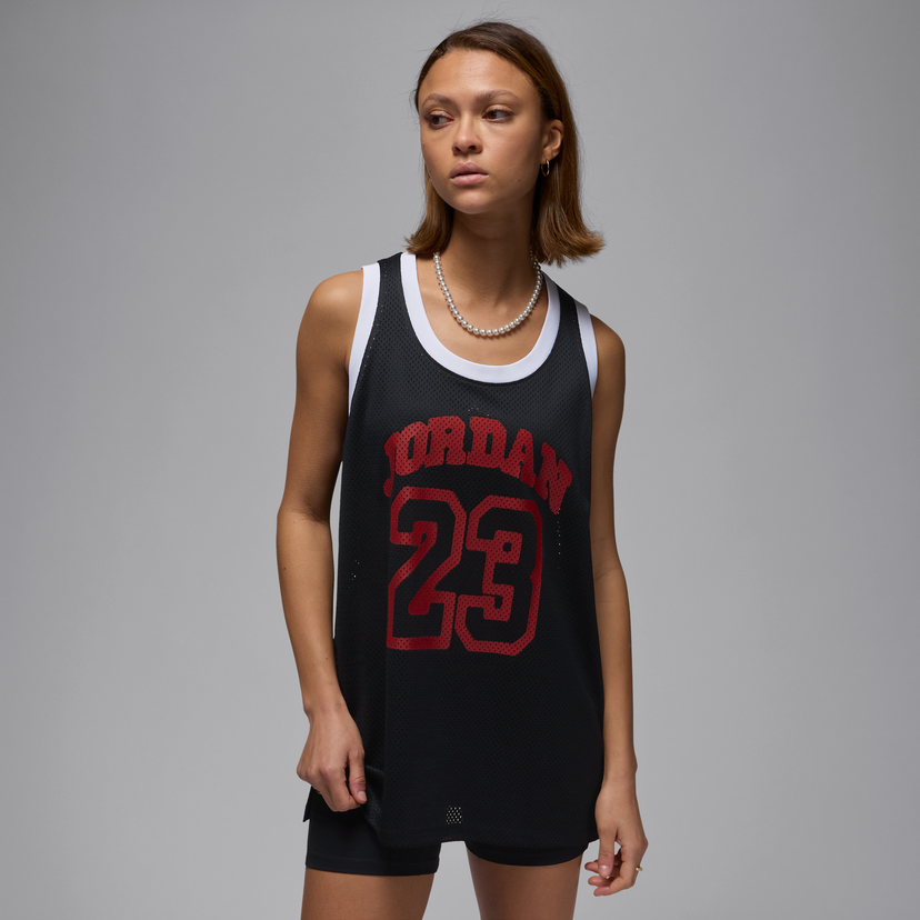 Linne Jordan Jordan Mesh Tank Top Svart | HJ0044-010