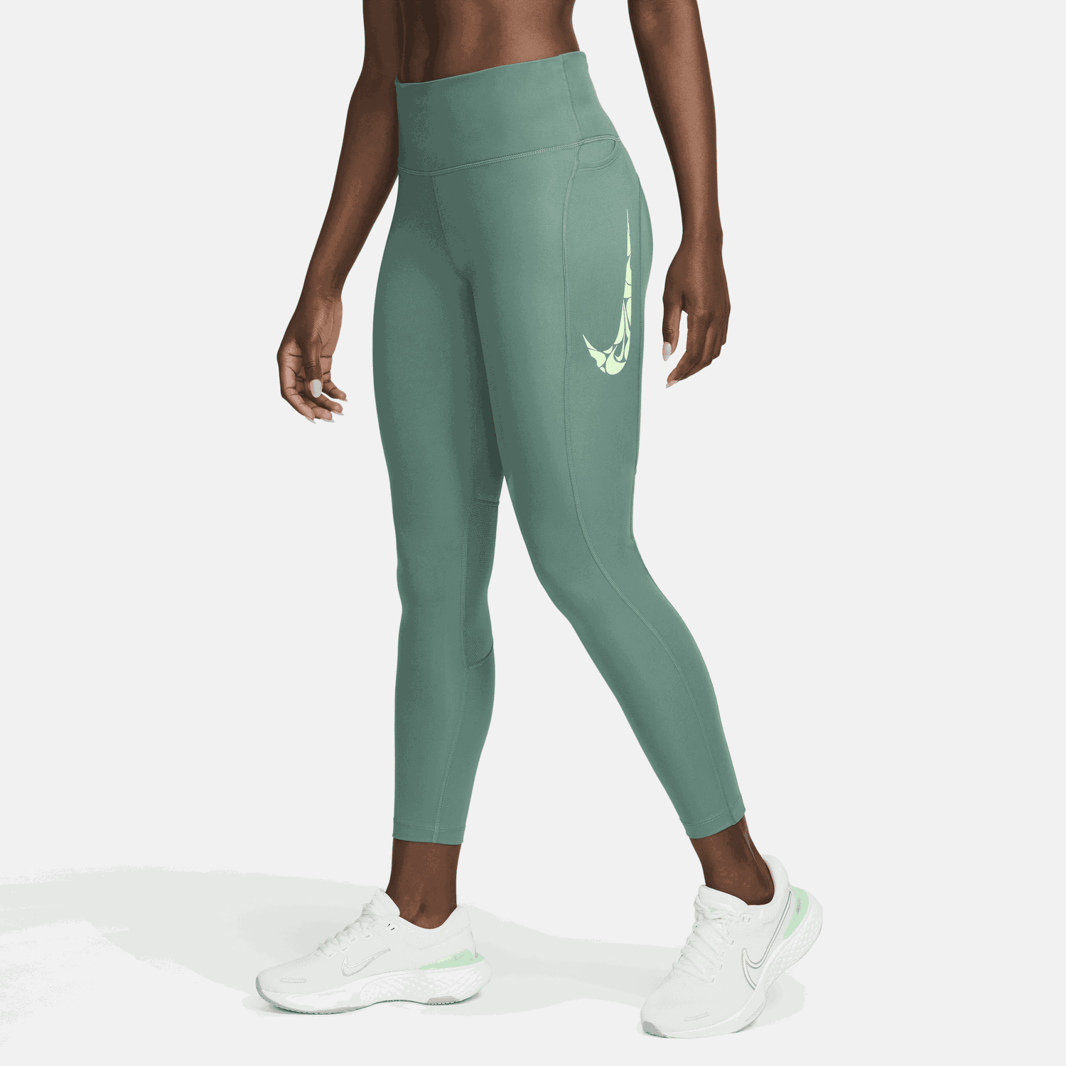 Damasker Nike 7/8 Fast Leggings Grön | FN3268-361, 1