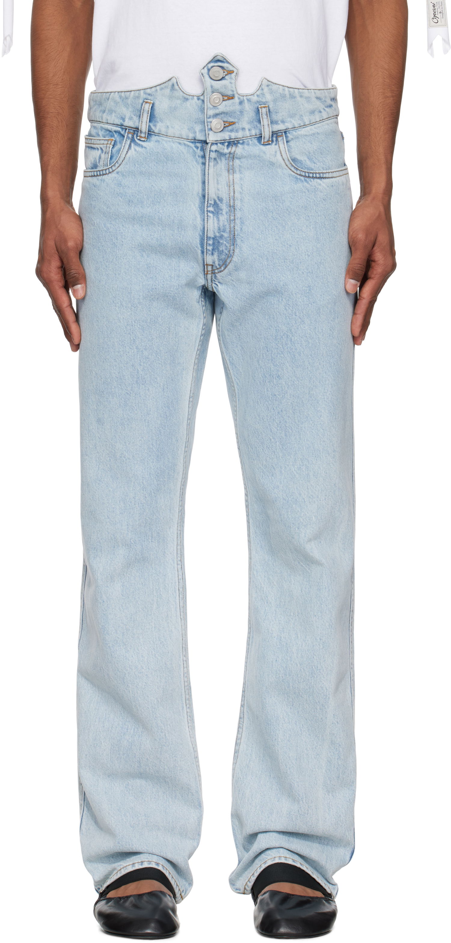 Jeans Coperni Coperni Disney Edition Crown Jeans Blå | DP133F2024MEN, 0