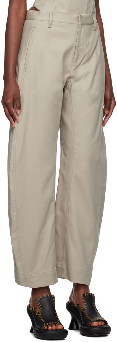 Byxor Dion Lee Arch Trousers Beige | C2162F23, 1