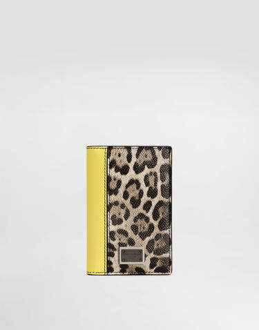 Plånbok Dolce & Gabbana Dolce & Gabbana Dauphine Print Card Holder Gul | BP3323A6N738Z857, 0
