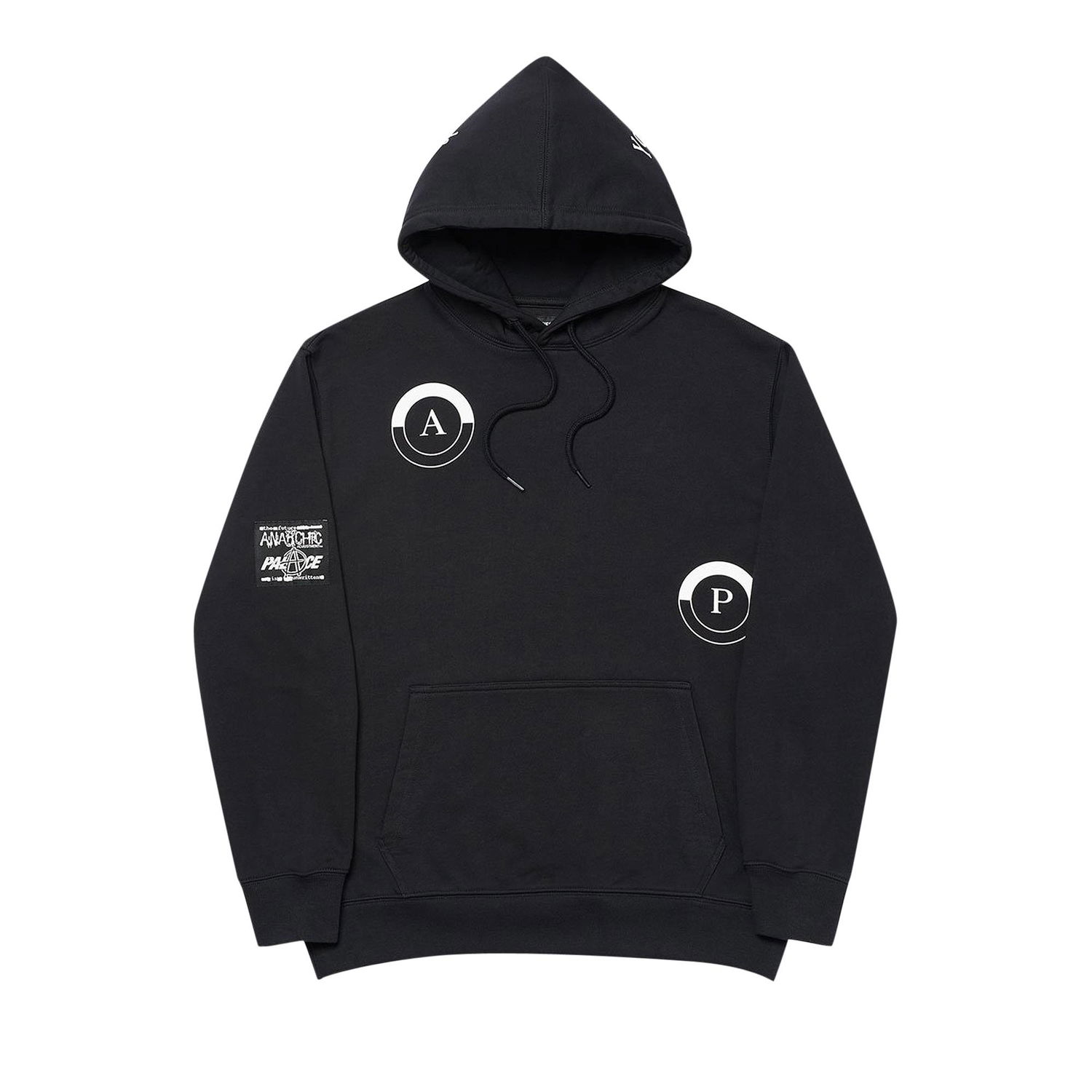 Sweatshirt Palace Humanity Hood Svart | P18HD064, 1