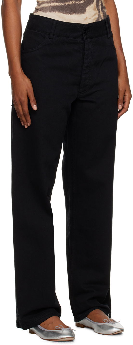 Byxor Baserange Wide Leg Trousers Svart | TRIN-COB-WI23, 1