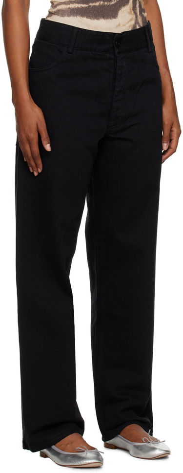 Byxor Baserange Wide Leg Trousers Svart | TRIN-COB-WI23, 1