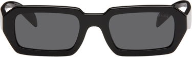 Solglasögon Prada Angular Rectangle Acetate Sunglasses Svart | 0PR A12S 8056597967884, 0