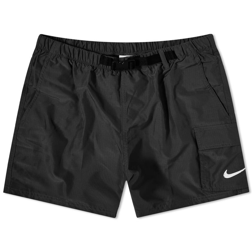 Badkläder Nike Swim Belted 5" Volley Shorts Svart | NESSB522-001