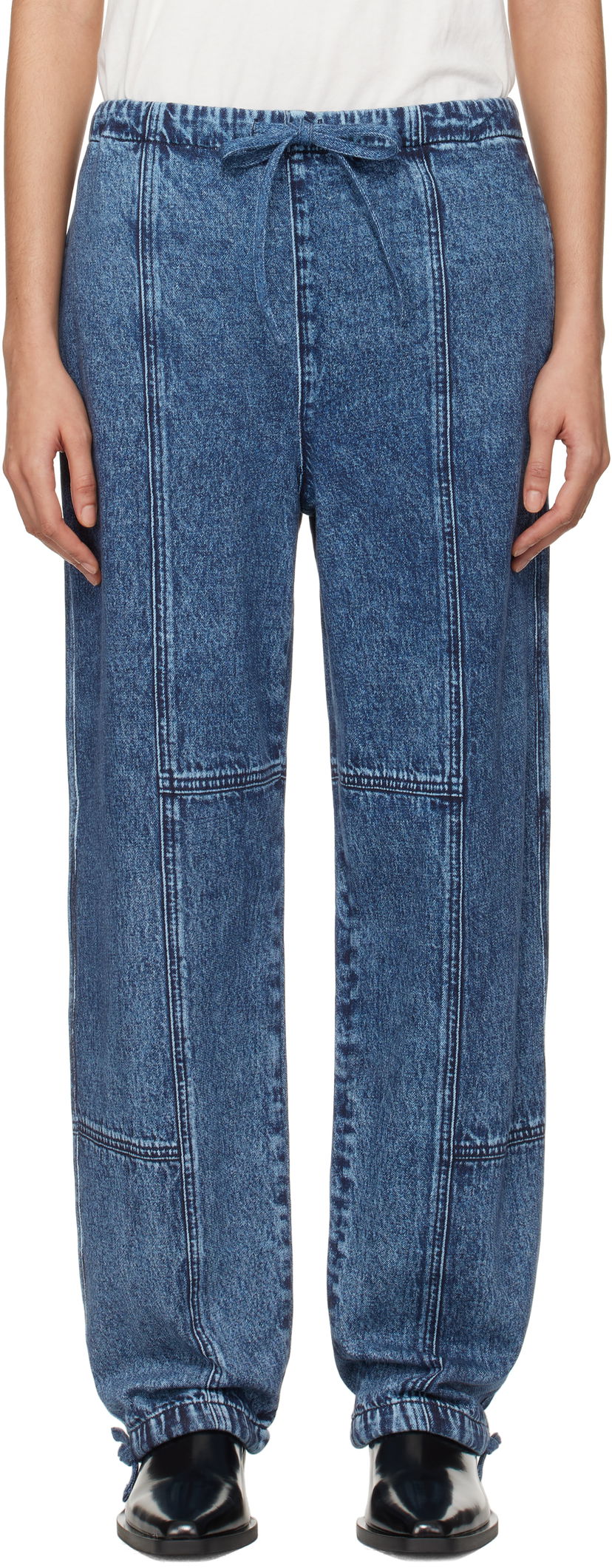 Jeans rag & bone Miramar Fleece Lounge Pants Blå | WCW24H70038203