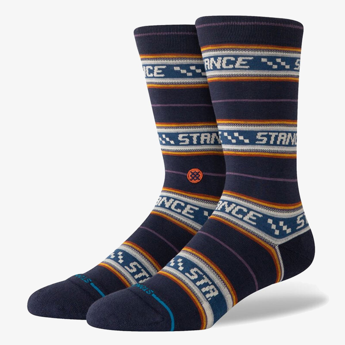 Strumpor Stance Socks Flowrider Blå | A545D24FLO-NVY, 0