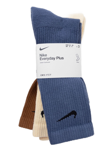 Strumpor Nike Everyday Plus Cushioned Training Crew Socks (3 Pairs) Flerfärgad | 196153840775