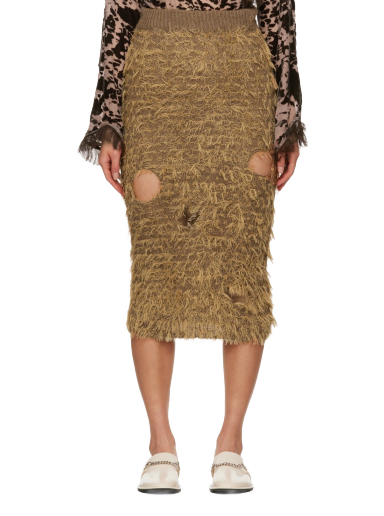 Kjol Acne Studios Cutout Skirt Beige | AF0405-