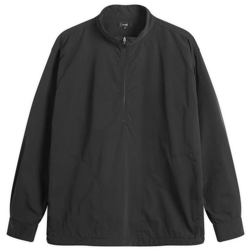 Sweatshirt BEAMS Tech Stand Collar Quarter-Zip Pullover Svart | 1111-1249-803-19