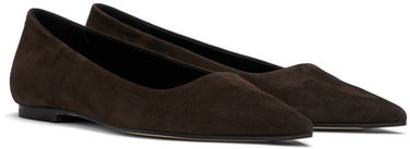Klä Aeyde Aeyde Cassy Suede Ballerina Flats Brun | A11-FL-SNDP8 FL130-FW24-953-017, 3