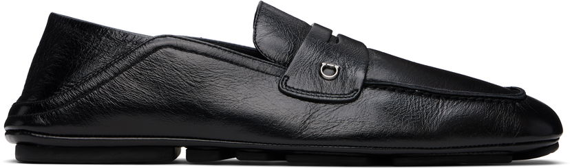Skovård FERRAGAMO Ferragamo Calfskin Loafers Svart | 778873