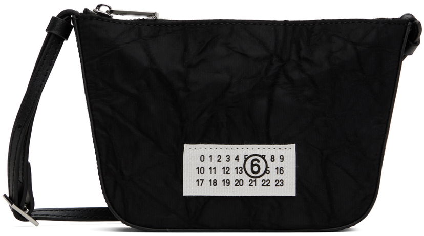 Axelväska Maison Margiela Numeric Mini Shoulder Bag Svart | SB5ZI0008 P6994
