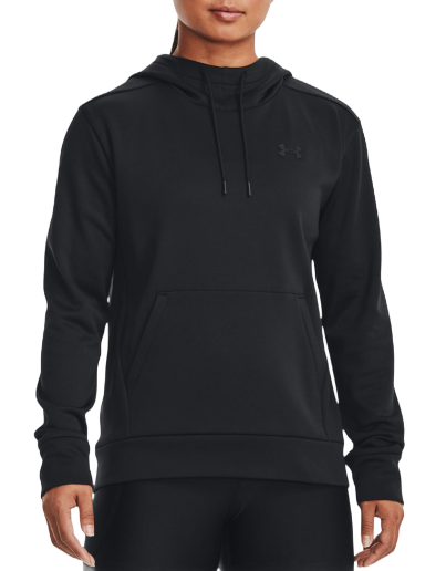 Sweatshirt Under Armour Hoodie Fleece Svart | 1373055-001