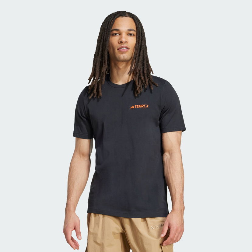 T-shirt adidas Performance Terrex Graphic Tee Svart | JW3558