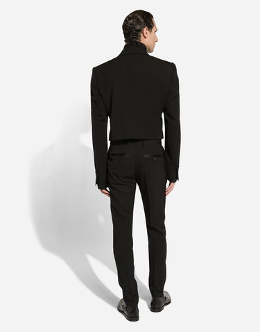 Jacka Dolce & Gabbana Dolce & Gabbana Double-breasted Spencer Jacket Svart | G2UH6TFU21EN0000, 2