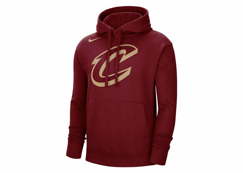 Sweatshirt Nike NBA Cavaliers Fleece Loose Fit Hoodie Röd | DN8626-677