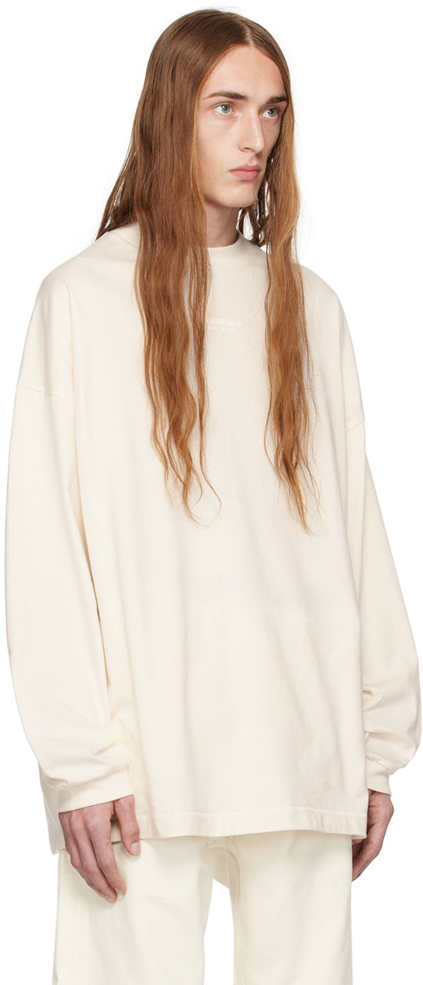 T-shirt Fear of God Essentials LS Tee Cloud Dancer Vit | 125BT232011F, 1