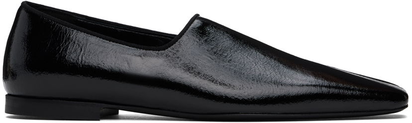 Sneakers och skor TOTEME The Piped Loafers Svart | 244-WAS0159-LE0020