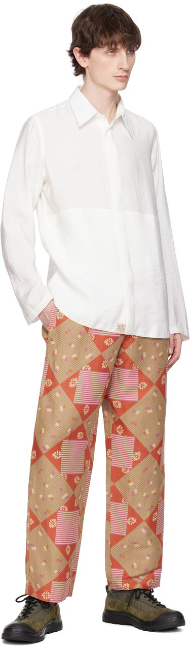 Skjorta Ranra RANRA Maker Gauze Modal Poly Classic Shirt Vit | AMSS25LS01550, 3