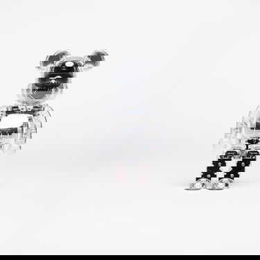 Samlarobjekt Medicom Toy Audio Clear 400% Be@rbrick figure Vit | 4897108570018, 0