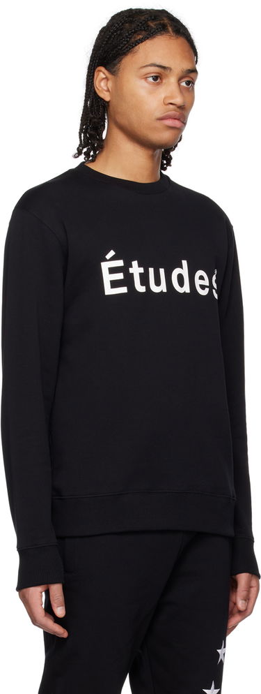Sweatshirt Études Story Sweatshirt Svart | C00ME200A01599, 4