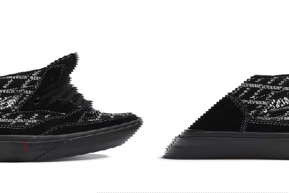 Sneakers och skor Vans Half Cab Supreme Grid Black Svart | VN0A3QPH2YW, 0