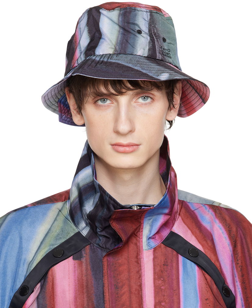 Hatt Feng Chen Wang Feng Chen Wang Zip Pocket Bucket Hat Flerfärgad | FUS17AC21M