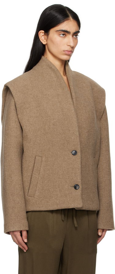 Jacka ISABEL MARANT Isabel Marant Drogo Wool Jacket Brun | VE0040FC-B1D03I, 1