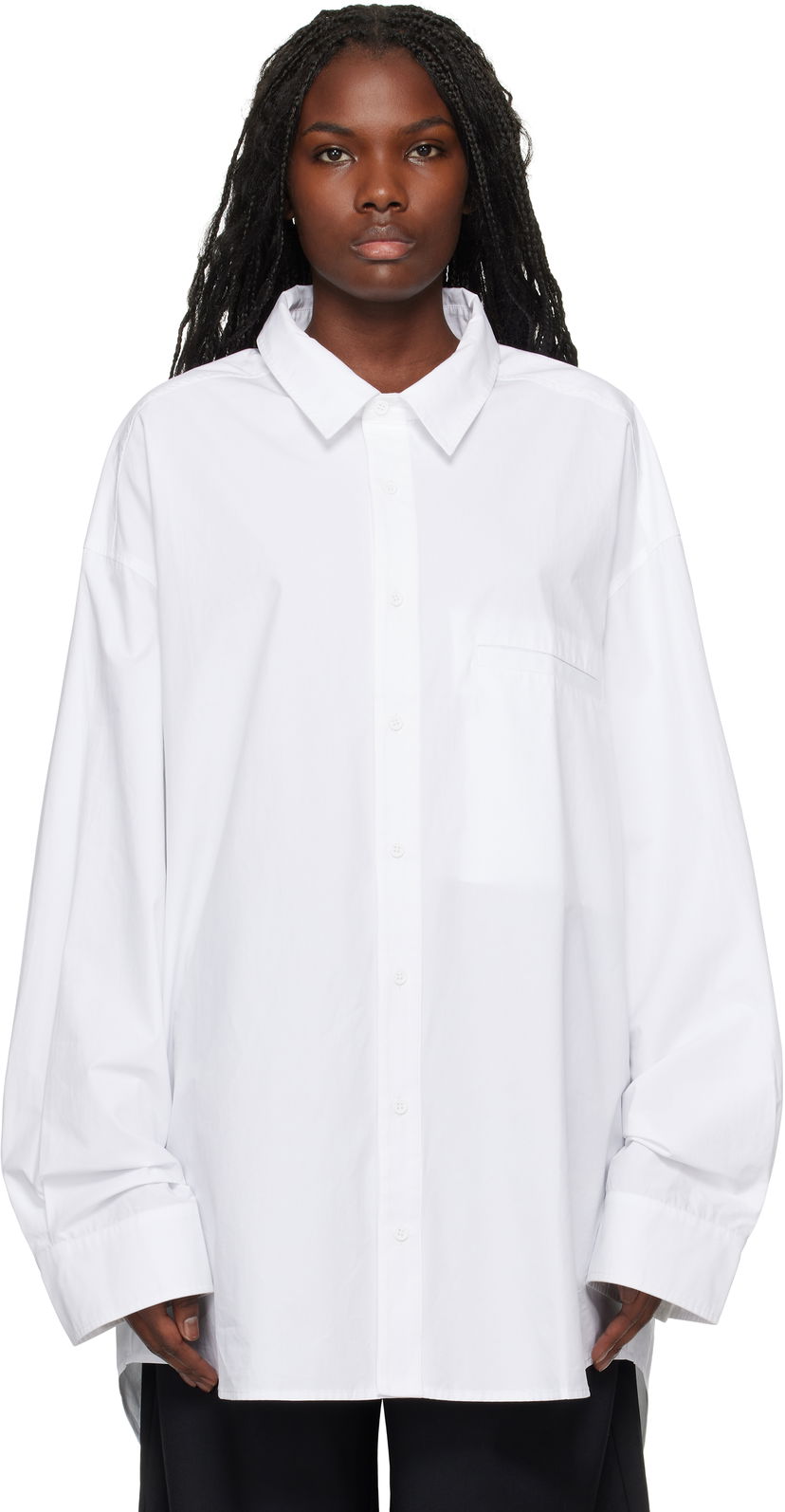 Skjorta Entire Studios Giant Shirt Vit | ES2565WH