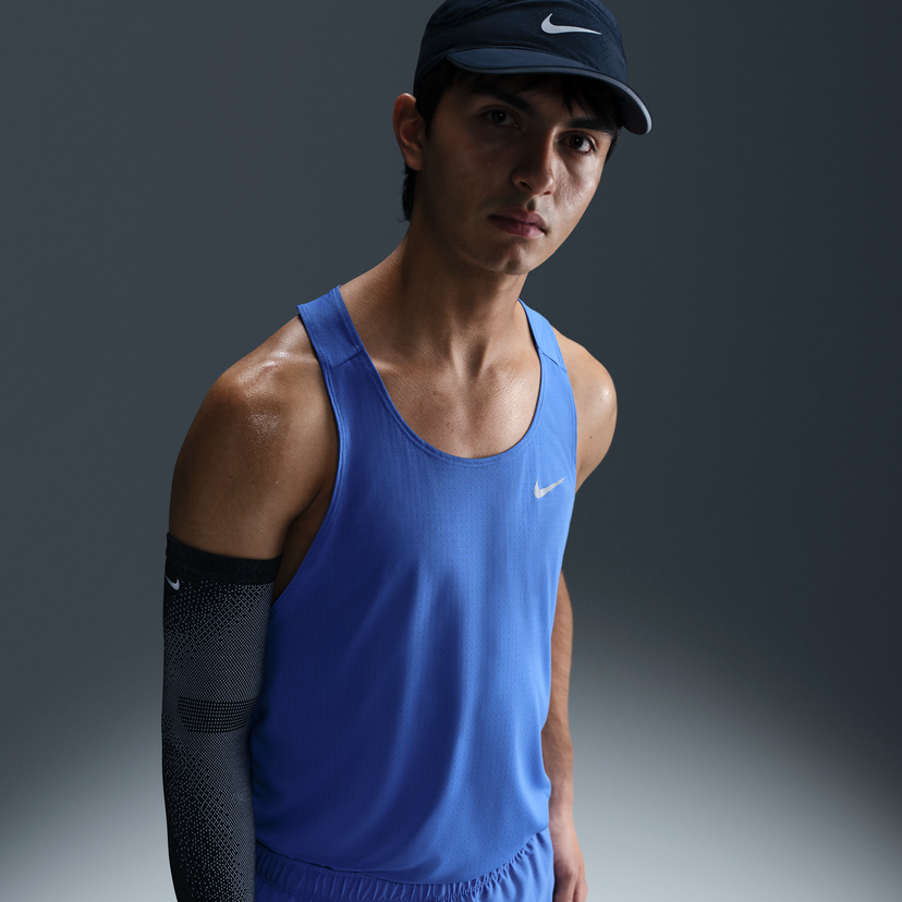 Linne Nike Dri-FIT Fast Running Tank Top Blå | FN4229-411
