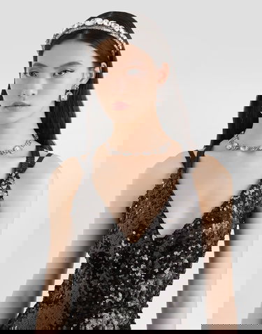Klä Dolce & Gabbana Sequined Dress Collection Svart | F6H7MTHLMZMN0000, 3