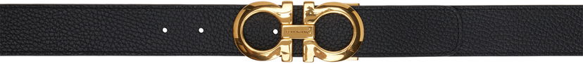 Bälten FERRAGAMO Salvatore Ferragamo Key Focus Reversible Belt Svart | 776309