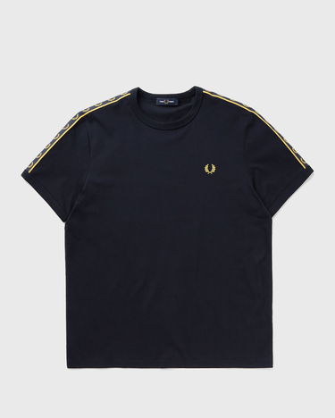 T-shirt Fred Perry Contrast Tape Ringer T-Shirt Mörkblå | M4613-W75, 1