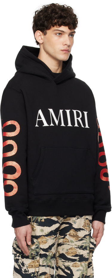 Sweatshirt AMIRI 'Snake' Print Hoodie Vit | AMJYHD1099, 1